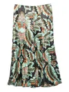 Etro Pleated Floral-print Skirt In Multi
