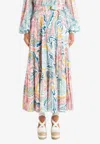 Etro Pleated Midi Skirt