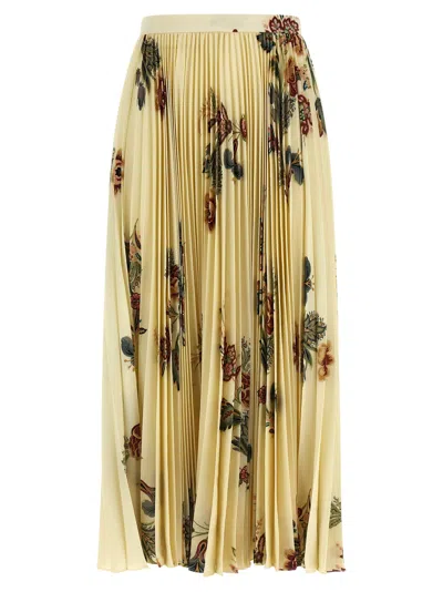 ETRO PLEATED MIDI SKIRT