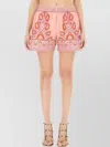 Etro Printed Shorts With Decorative Waistband