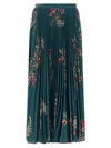 Etro Pleated Skirt Skirts Multicolor In Blue