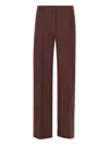 Etro Floral Pattern Trousers Featuring Pockets In Brown