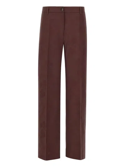 ETRO PLEATED STRAIGHT-LEG TROUSERS