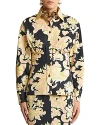 Etro Venus-print Cotton Shirt In Print On Black Base