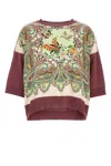 Etro Women Plum Cotton Blend Sweater