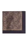 Etro Paisley-pattern Scarf In Black