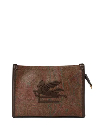 Etro Pochette "arnica" With Pegaso