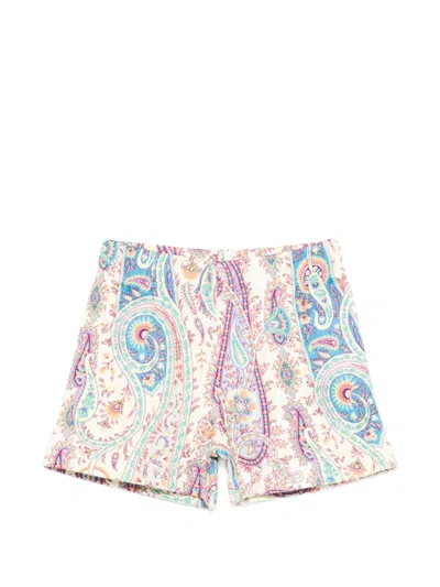Etro Kids' Pocket Shorts In Multi