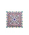 Etro Pocket Square With Floral And Medallion Print In Multi