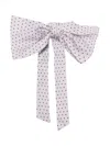 Etro Silk Choker With Printed Polka Dots In Neutrals