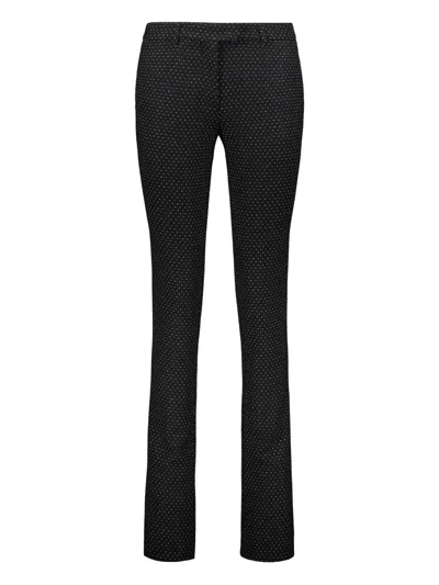 ETRO POLKA-DOT SKINNY TROUSERS