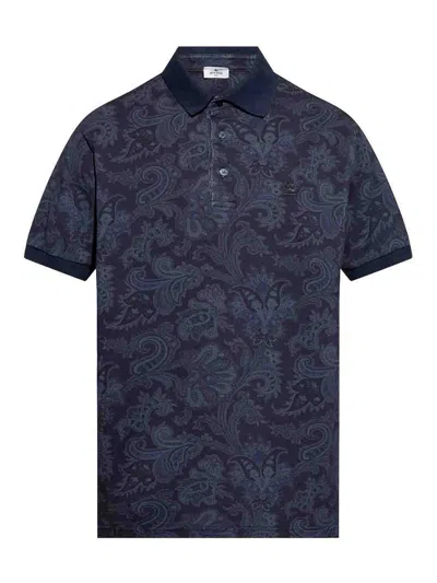 Etro Polo In Blue