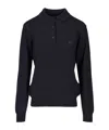 Etro Wool Polo Shirt Knitwear Blue