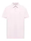 Etro Logo Short-sleeved Polo T-shirt In Nude & Neutrals