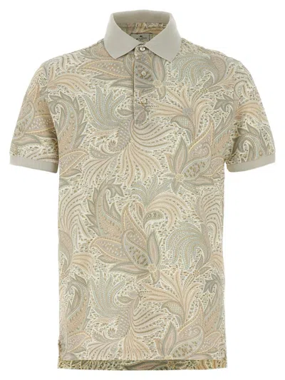 Etro Polo Shirt In Green