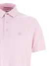 Etro Pegaso Embroidered Polo T-shirt In Pink