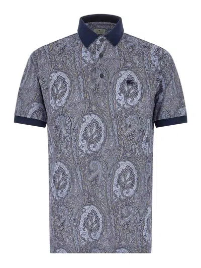 Etro Polo - Azul In Blue