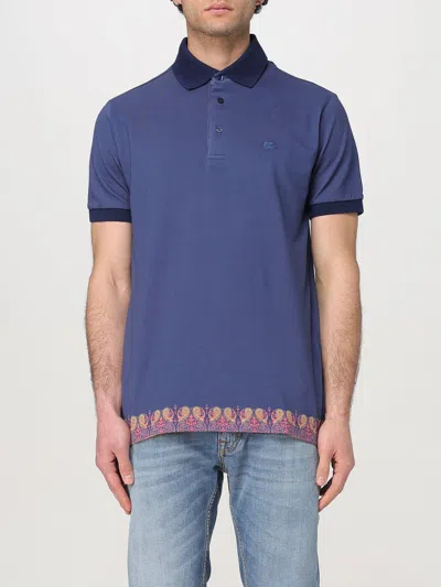 ETRO POLO SHIRT ETRO MEN COLOR BLUE,423675009