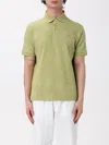 Etro Roma Short Sleeve Printed Details Polo Shirt In Green
