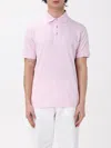 Etro Pegaso Embroidered Polo T-shirt In Pink