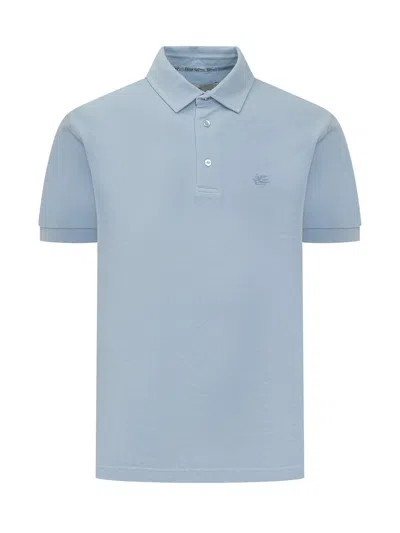 Etro Polo Shirt For Men In Blue