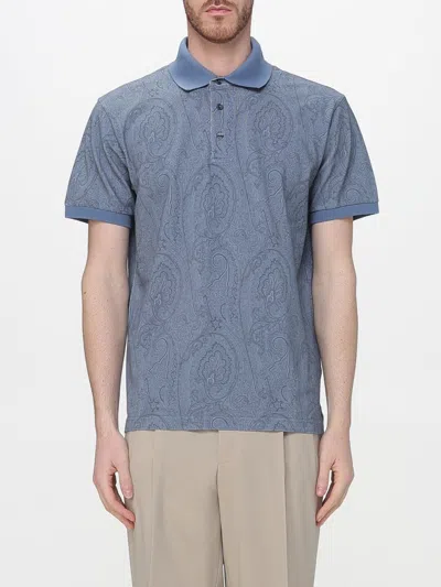 Etro Polo Shirt Men  In Blue