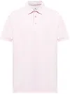 Etro Logo Short-sleeved Polo T-shirt In Pink & Purple