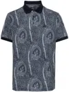 Etro Paisley Polo T-shirt In Blue