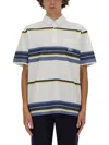 Etro Men's Polo Shirt With Pegasus Embroidery In White