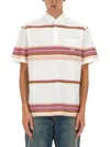 Etro Polo Shirt With Pegasus Embroidery In White