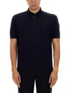 Etro Polo Shirt With Pegasus Embroidery In Blue