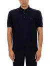 Etro Polo Shirt With Pegasus Embroidery In Blue