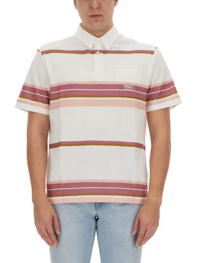 ETRO POLO SHIRT WITH PEGASUS EMBROIDERY