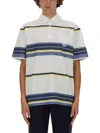 Etro Men's Polo Shirt With Pegasus Embroidery In White