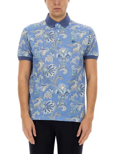 ETRO POLO SHIRT WITH PRINT