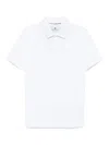 Etro Men Pegaso-embroidered Polo Shirt In White