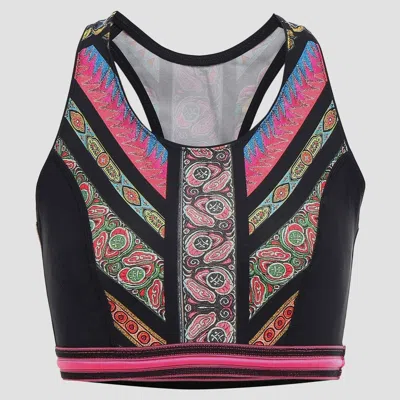 Pre-owned Etro Polyamid Sports Bra It 44 In Multicolor