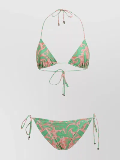 ETRO POLYAMIDE BIKINI TRIANGLE TOP
