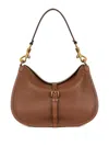 Etro Pony Buckle-fastening Leather Shoulder Bag In Brown