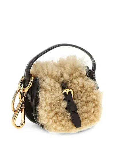 Etro Pony Keyring In Neutrals