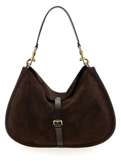 Etro 'pony' Large Shoulder Bag In Brown
