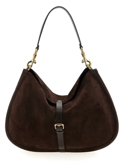 Etro Pony Large Shoulder Bag In Brown