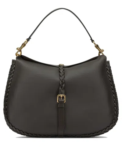 Etro "pony" Large Shoulder Bag In Brown