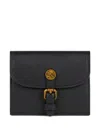 Etro Pony Leather Card Holder In Black