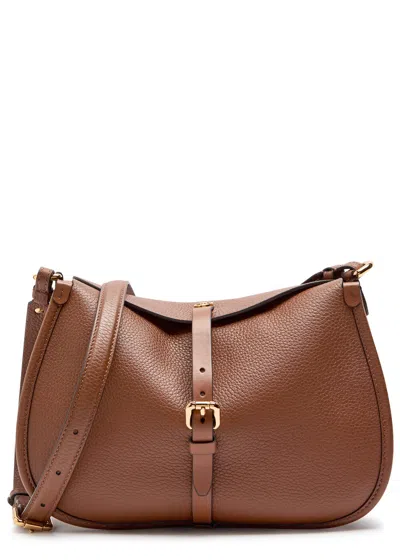 Etro Pony Leather Cross-body Bag In Brown