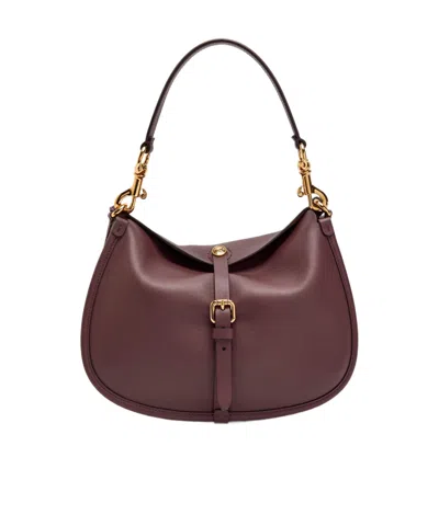 Etro Pony Leather Cross-body Bag In Red