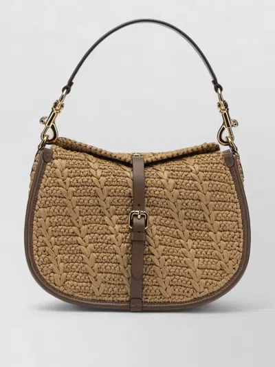Etro Pony Medium Shoulder Bag Adjustable Strap In Brown