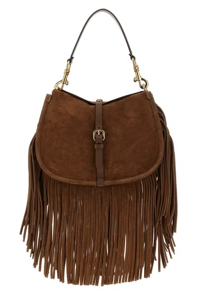 Etro 'pony' Medium Shoulder Bag In Brown
