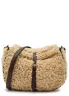 Etro Pony Shearling Cross-body Bag In Sand