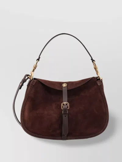 Etro Pony Suede Crossbody Shoulder Bag